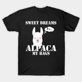 Sweet Dreams Alpaca Llama T-Shirt